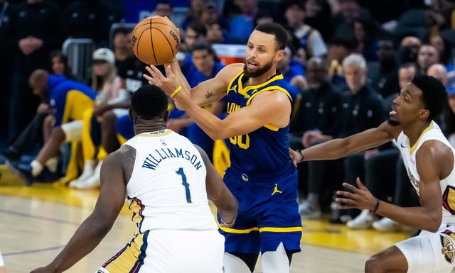 （体育）篮球——NBA常规赛：勇士不敌鹈鹕  第3张