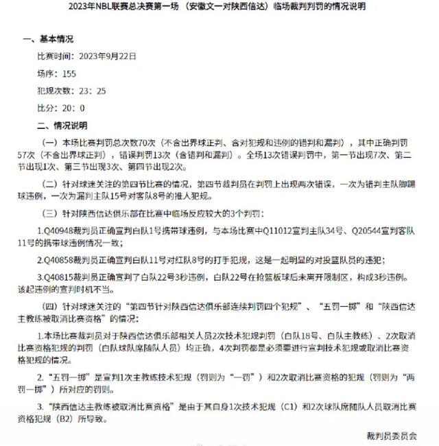 7777788888王中王开将_NBL总决赛裁判报告出炉，错判漏判13次，8号球员未出场却被犯规！  第2张