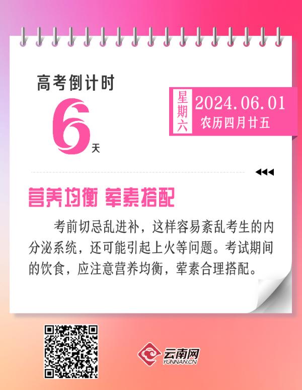 白小姐一肖一码今晚开奖,高考倒计时6天丨备考指南请收藏⑤  第3张