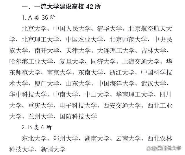 7777788888王中王论坛,双一流建设高校名单，147所高校，重点大学基本在列  第4张