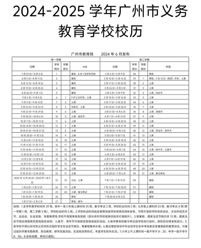 澳门今晚必中一肖一码,9月2日开学！广州中小学和中职学校新学年校历发布  第3张