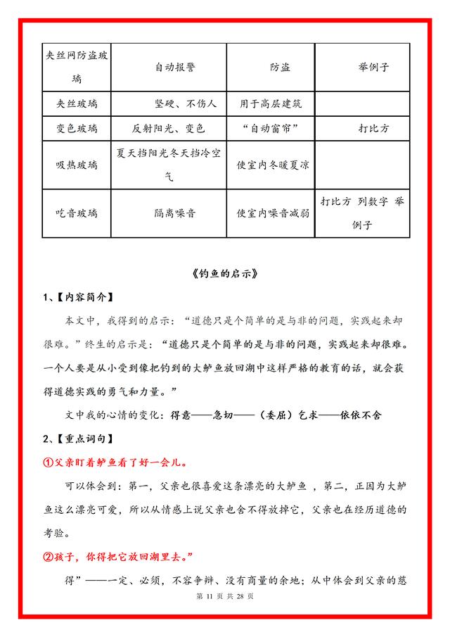 2024年最新澳门今晚开奖结果,人教版五年级上册语文复习宝典，夯实基础知识的必备资料！  第11张