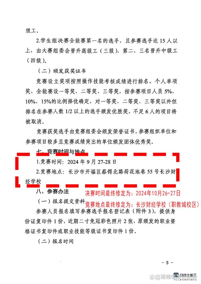 一码一肖100准中,「竞赛通知」关于组织举办第26届湖南省发型美容美甲职业技能竞赛