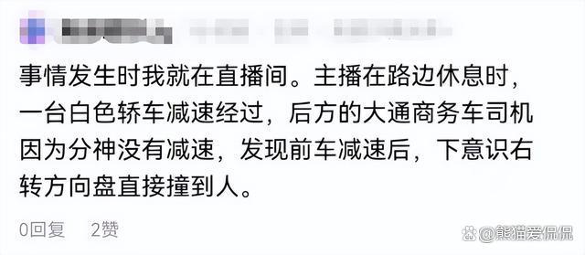 澳门精准正版资料大全长春老_太惨！被撞飞徒步网红还在救治，出事前言论很诡异，评论区一边倒  第12张