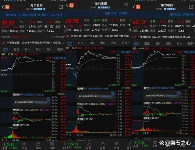 2024新奥门资料最精准免费大全,家电三巨头股价涨幅不一！数据是最直接的答案  第2张