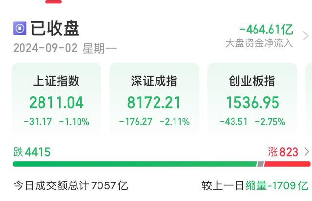 2024澳门资料大全正版,A股收评：沪指收跌1.10%再创阶段新低 两市超4400只个股飘绿  第1张