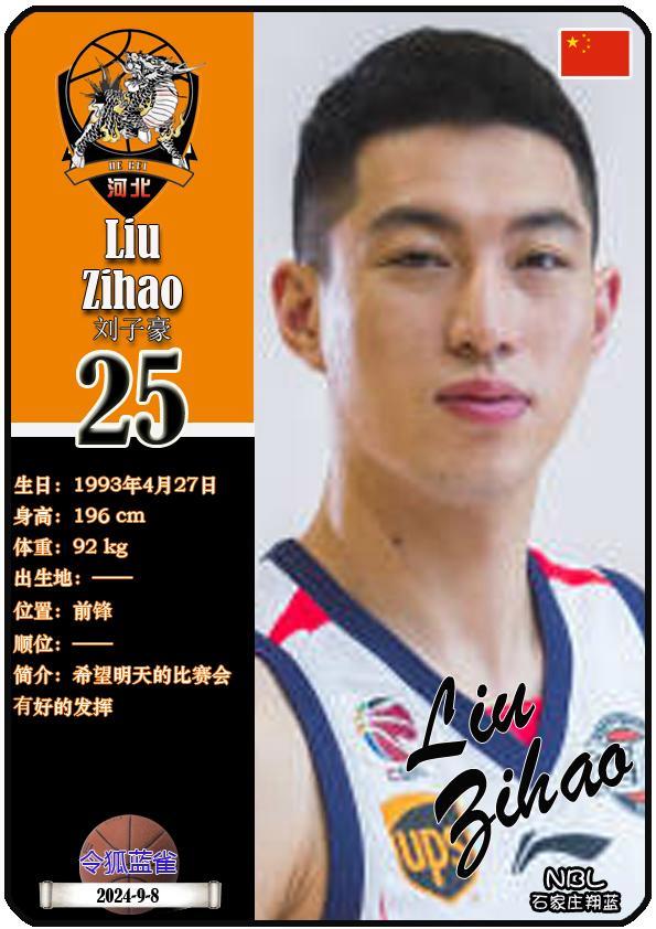 澳门王中王一肖一特一中_球星卡（NBL）：石家庄翔蓝队18人一览（2024赛季）  第14张