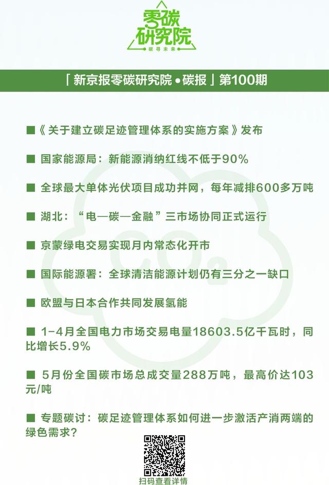 7777788888马会传真,一周碳要闻：15部门联合发文推动碳足迹管理体系建设  第1张