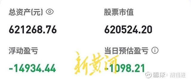 澳门2024资料免费大全_胡锡进炒股11个月，本金加仓到66万元，交了约4万元学费｜大鱼财经  第2张